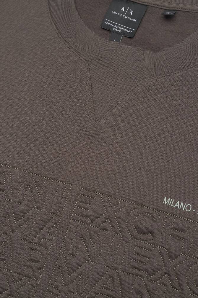 Armani Exchange Erkek Fermuarlı Sweatshirt Multi 6DZMAAZJKAZ - 3