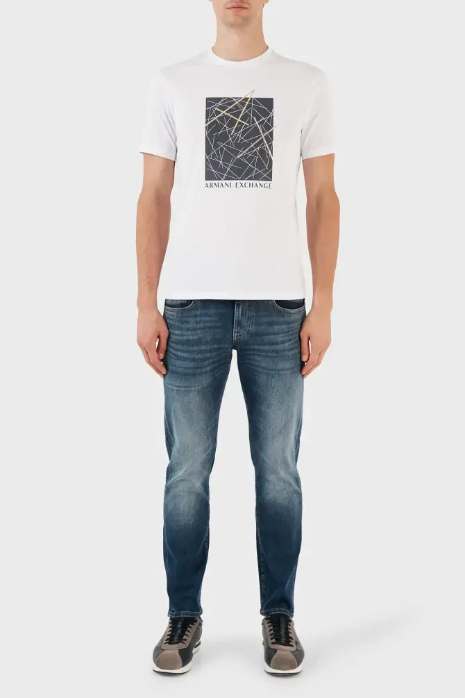 Armani Exchange Erkek Pantalon İndigo Denim 6RZJ13Z1YJZ - 2