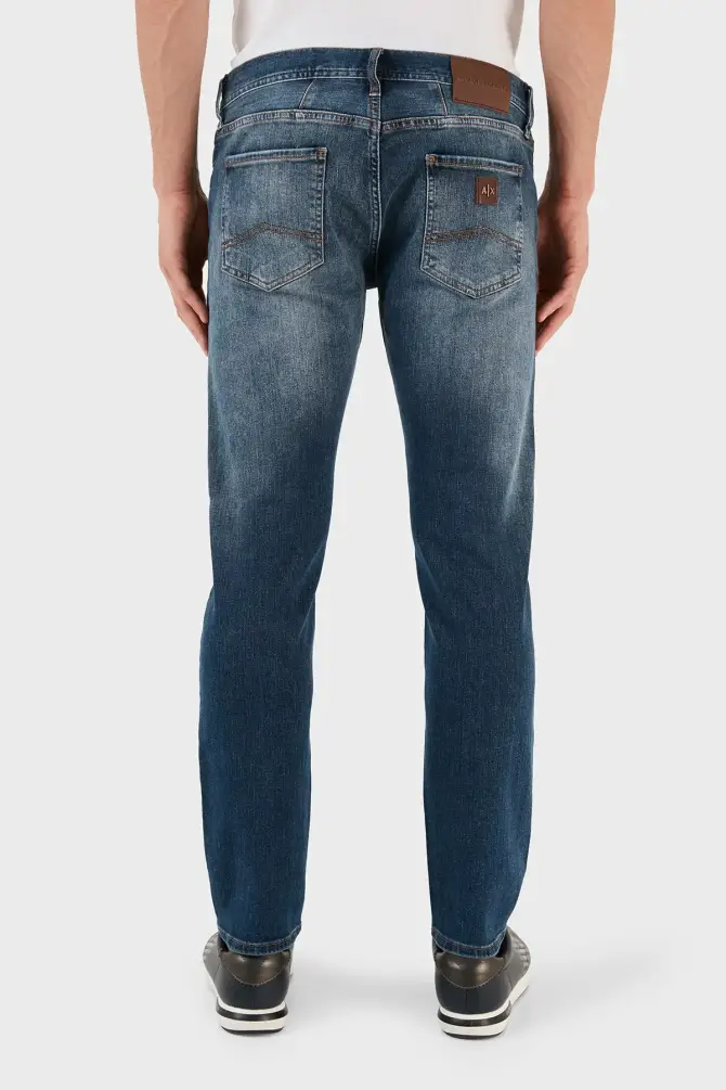 Armani Exchange Erkek Pantalon İndigo Denim 6RZJ13Z1YJZ - 3