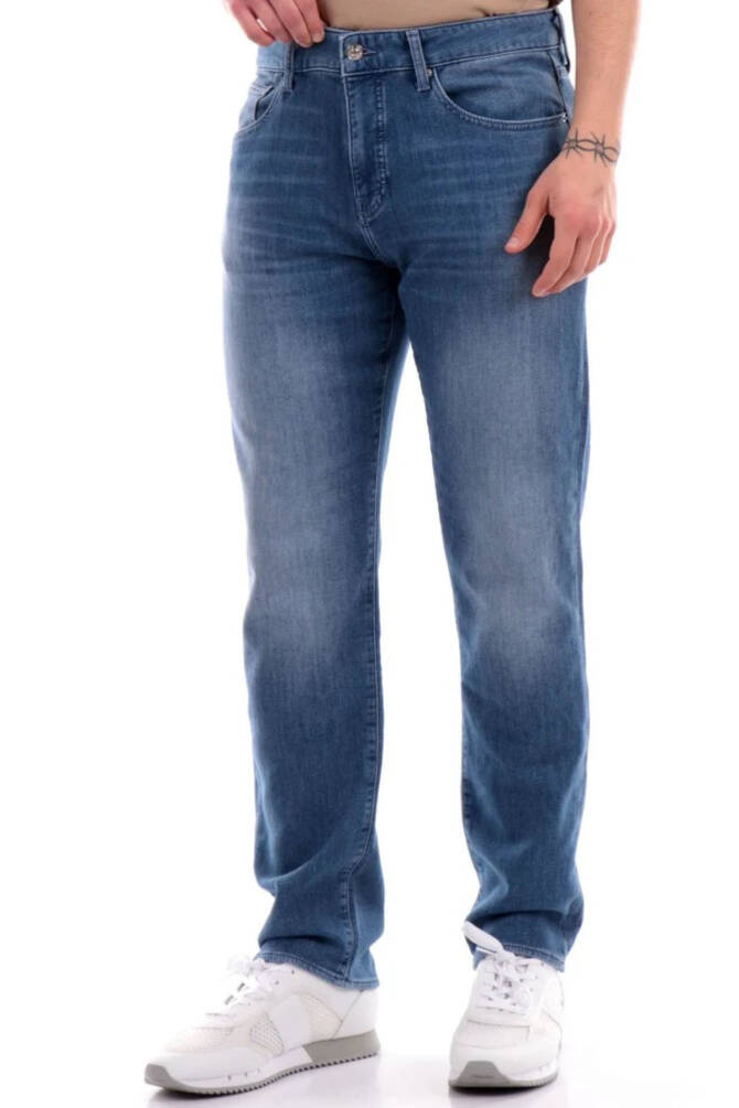 Armani Exchange Erkek Pantalon İndigo Denim Medium 3DZJ13Z1TTZ - 1