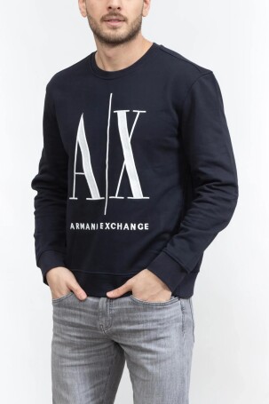 Armani Exchange Erkek Sweatshirt Lacivert 8NZMPAZJQBZ - 1