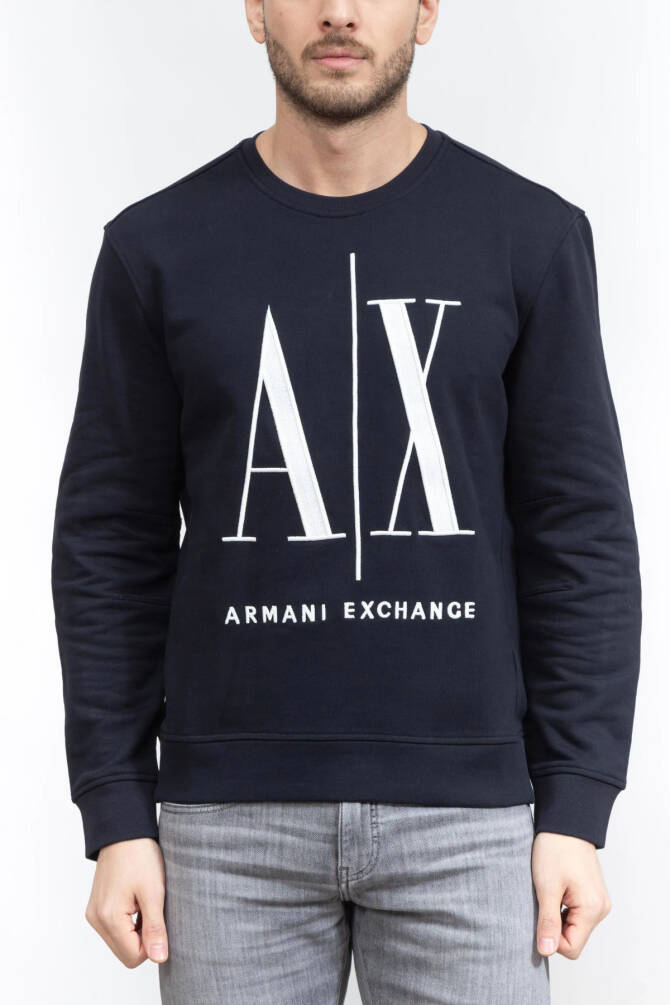 Armani Exchange Erkek Sweatshirt Lacivert 8NZMPAZJQBZ - 3