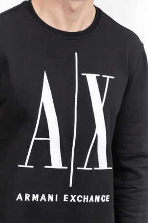 Armani Exchange Erkek Sweatshirt Siyah 8NZMPAZJQBZ - 2