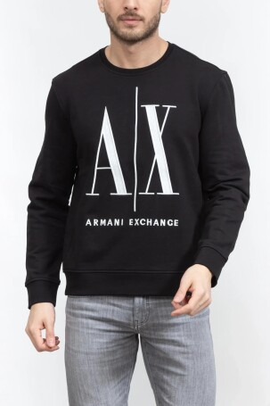 Armani Exchange Erkek Sweatshirt Siyah 8NZMPAZJQBZ - 3