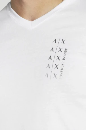 Armani Exchange Erkek Tişört Beyaz 6LZTFCZJH4Z - 2