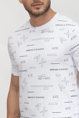 Armani Exchange Erkek Tişört Beyaz 6LZTFEZJ8EZ - 2