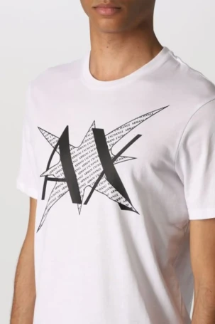 Armani Exchange Erkek Tişört Beyaz 3LZTFDZJ8EZ - 2