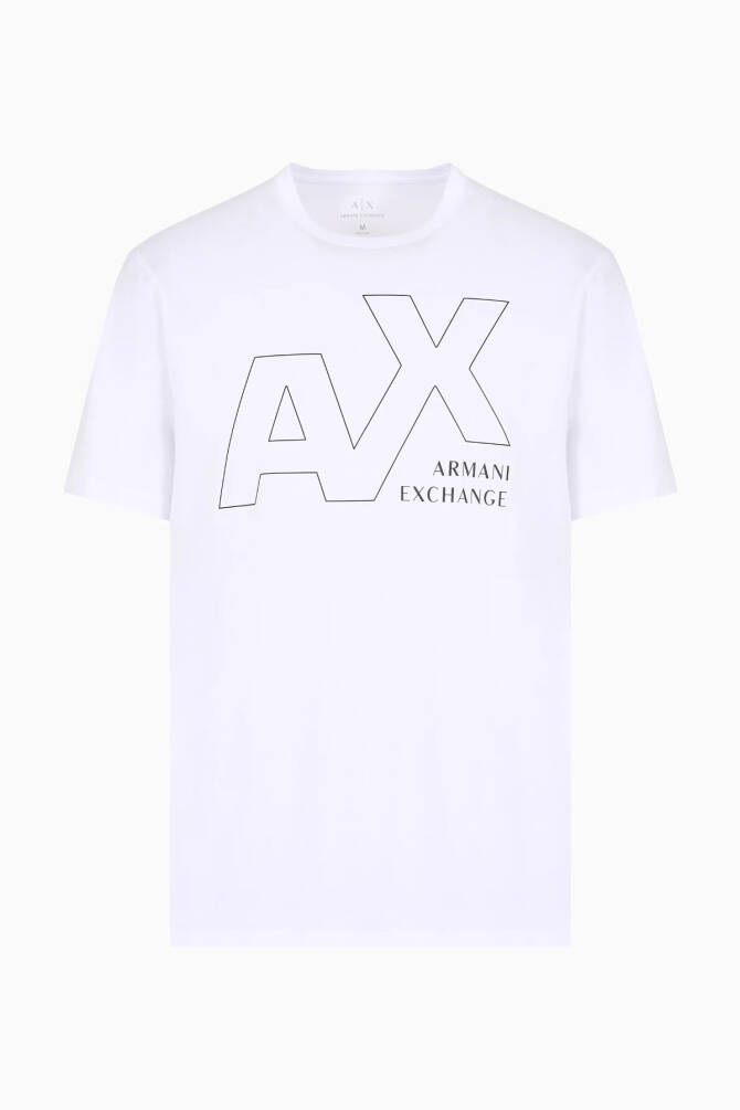 Armani Exchange Erkek Tişört Beyaz 6RZTJEZJ9AZ - 5