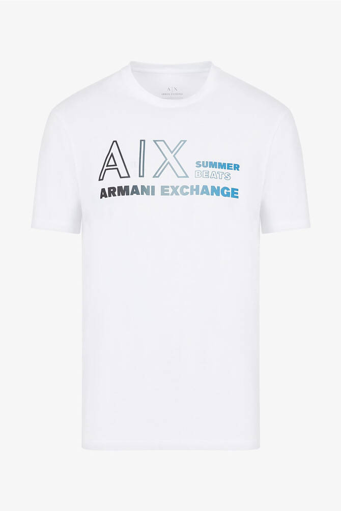 Armani Exchange Erkek Tişört Beyaz 3RZTJAZJ8EZ - 4