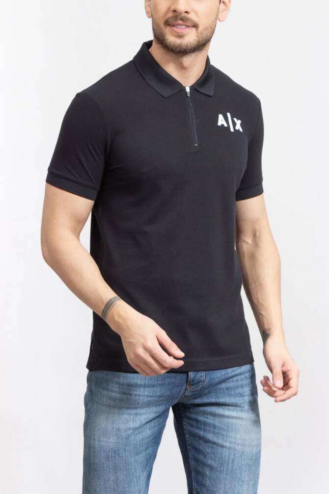 Armani Exchange Erkek Tişört Lacivert 6RZFJAZJL4Z - 3