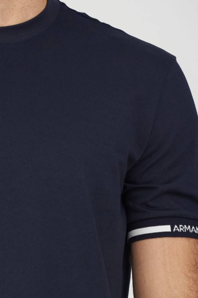 Armani Exchange Erkek Tişört Lacivert 3DZTLRZJLFZ - 2