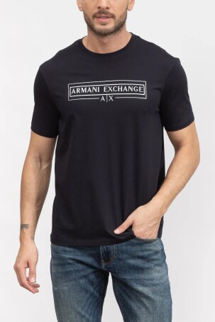 Armani Exchange Erkek Tişört Lacivert 3RZTRAZJ9AZ - 1