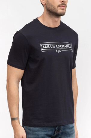 Armani Exchange Erkek Tişört Lacivert 3RZTRAZJ9AZ - 3