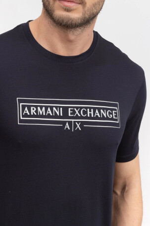 Armani Exchange Erkek Tişört Lacivert 3RZTRAZJ9AZ - 2