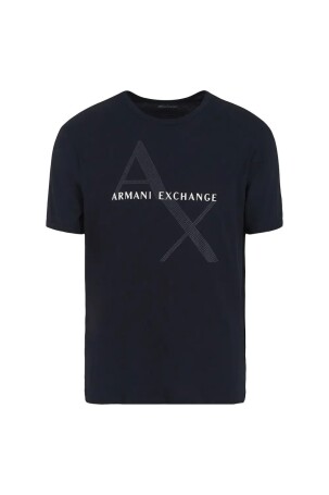 Armani Exchange Erkek Tişört Lacivert 8NZT76ZJQAZ - 4