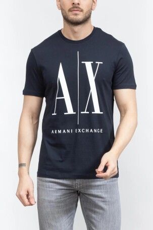 Armani Exchange Erkek Tişört Lacivert 8NZTPAZJQAZ - 1