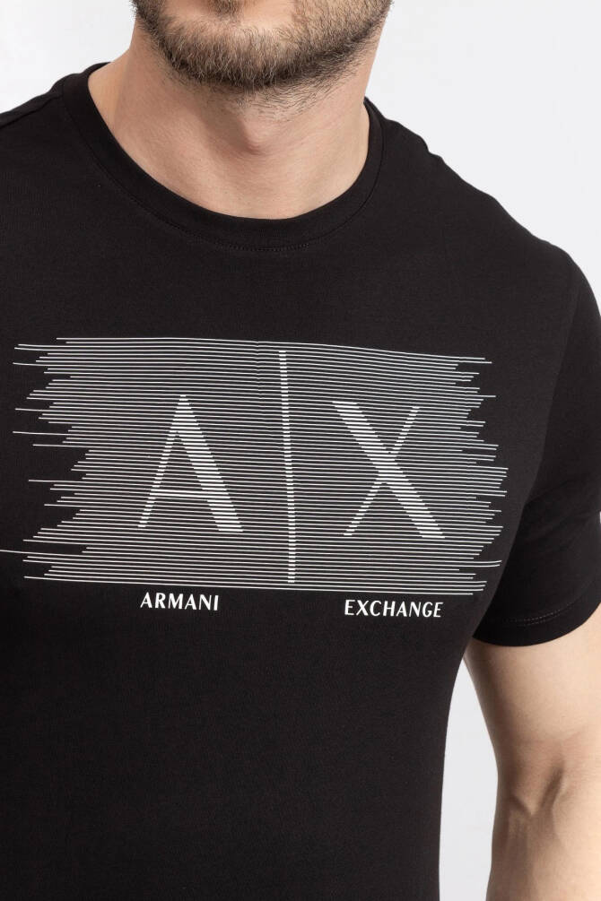 Armani Exchange Erkek Tişört Siyah 6RZTHBZJH4Z - 2