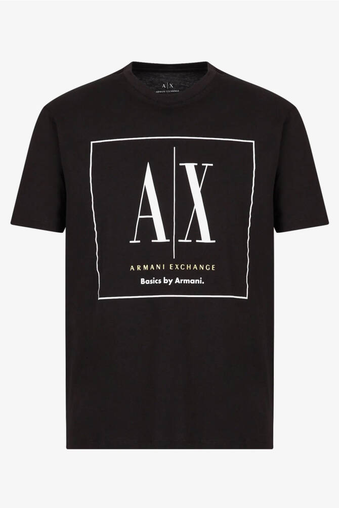 Armani Exchange Erkek Tişört Siyah 3RZTAGZJ8EZ - 4