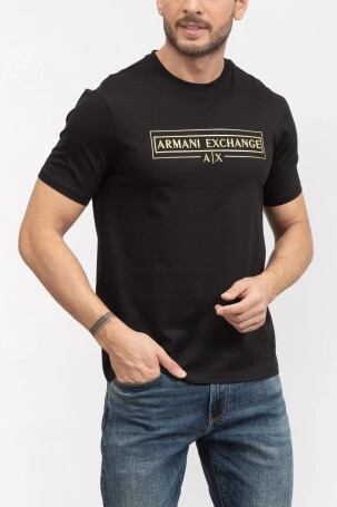 Armani Exchange Erkek Tişört Siyah 3RZTRAZJ9AZ - 3