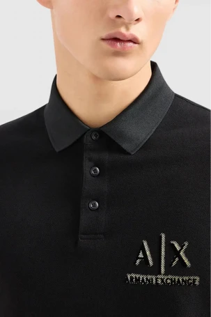 Armani Exchange Erkek Tişört Siyah 3DZFSBZJM5Z - 2