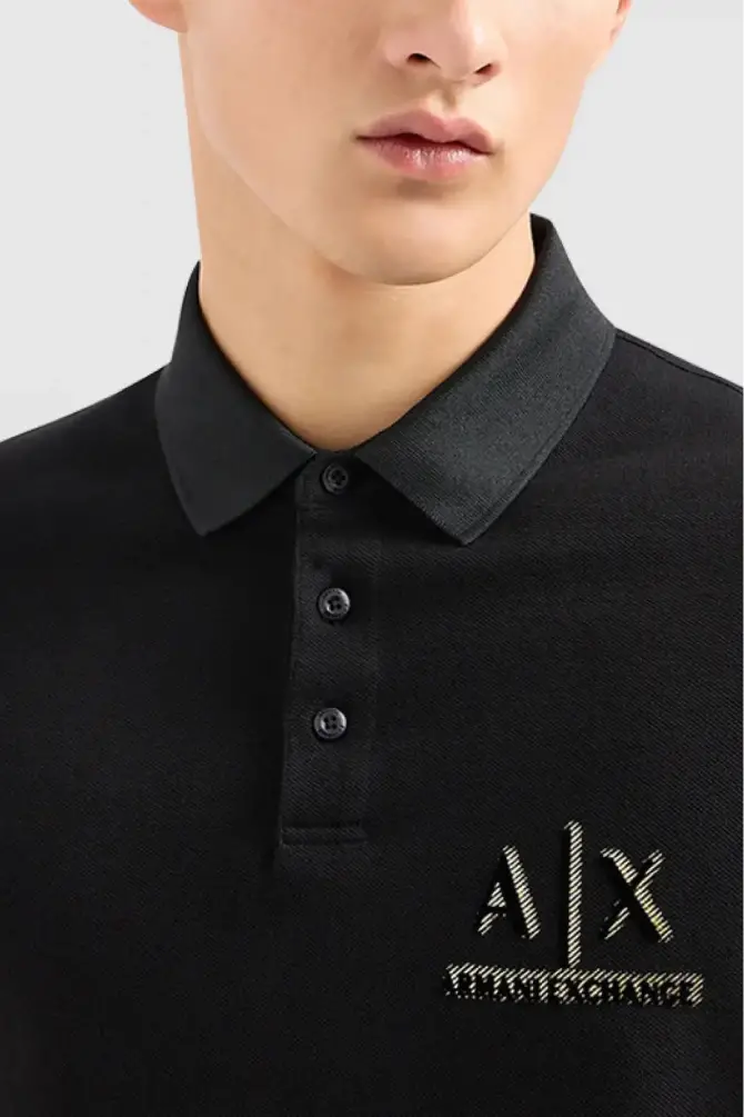 Armani Exchange Erkek Tişört Siyah 3DZFSBZJM5Z - 2