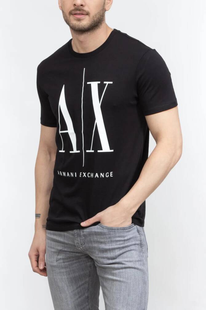 Armani Exchange Erkek Tişört Siyah 8NZTPAZJQAZ - 3