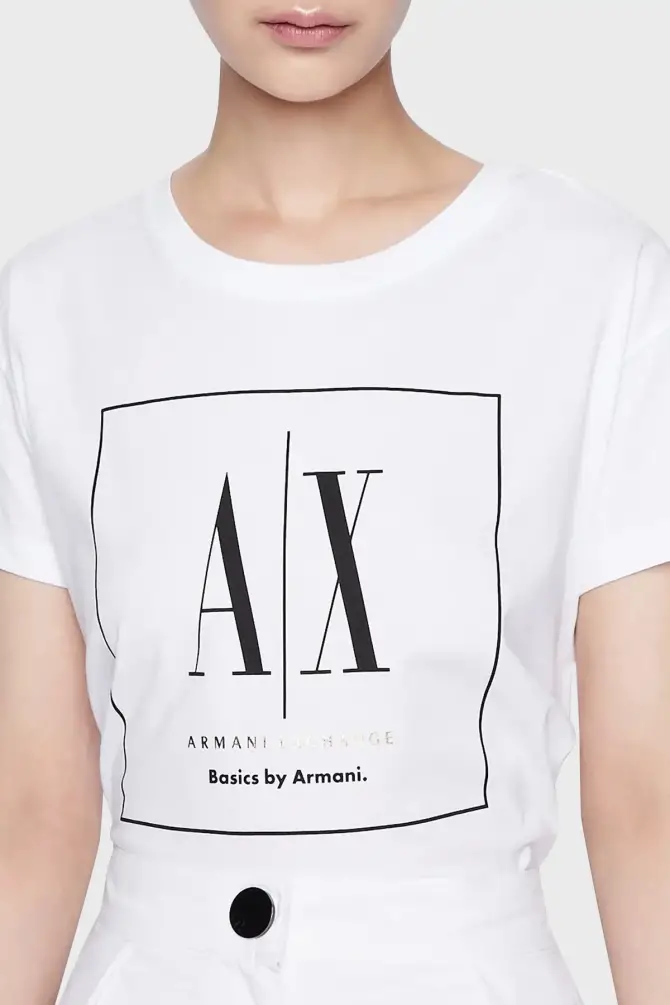 Armani Exchange Kadın Tişört Beyaz 3RYTFLYJ3RZ - 2