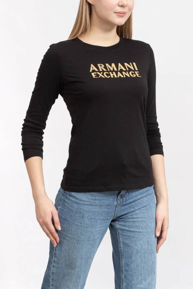 Armani Exchange Kadın Tişört Siyah 6RYT56YJ8QZ - 1