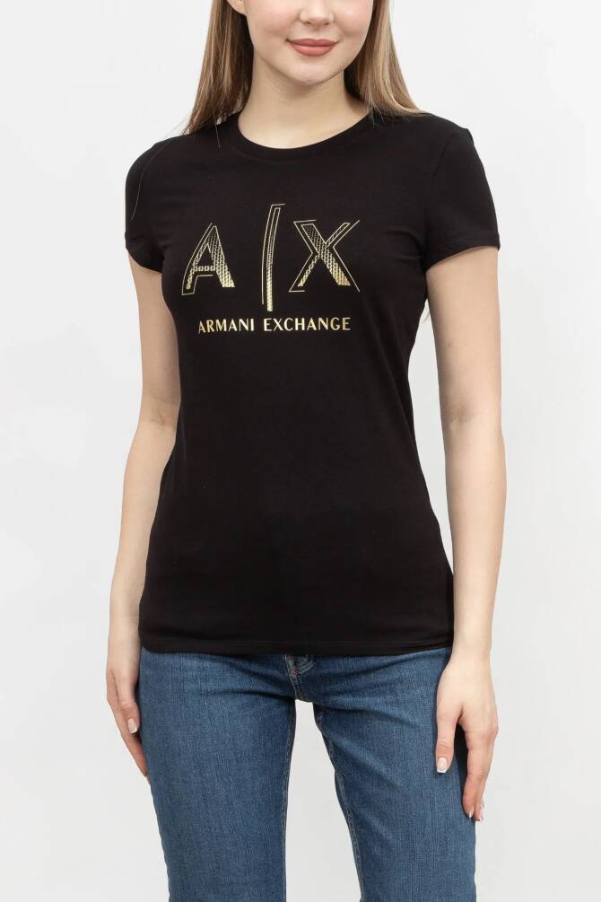 Armani Exchange Kadın Tişört Siyah 3RYT40YJC7Z - 3