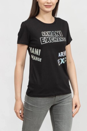 Armani Exchange Kadın Tişört Siyah 3RYTBDYJCHZ - 1