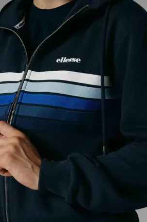 Ellesse Erkek Fermuarlı Kapüşonlu Sweatshirt Lacivert - 2