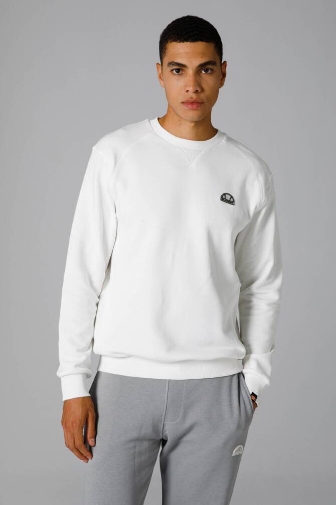 Ellesse Erkek Sweatshirt Beyaz - 1