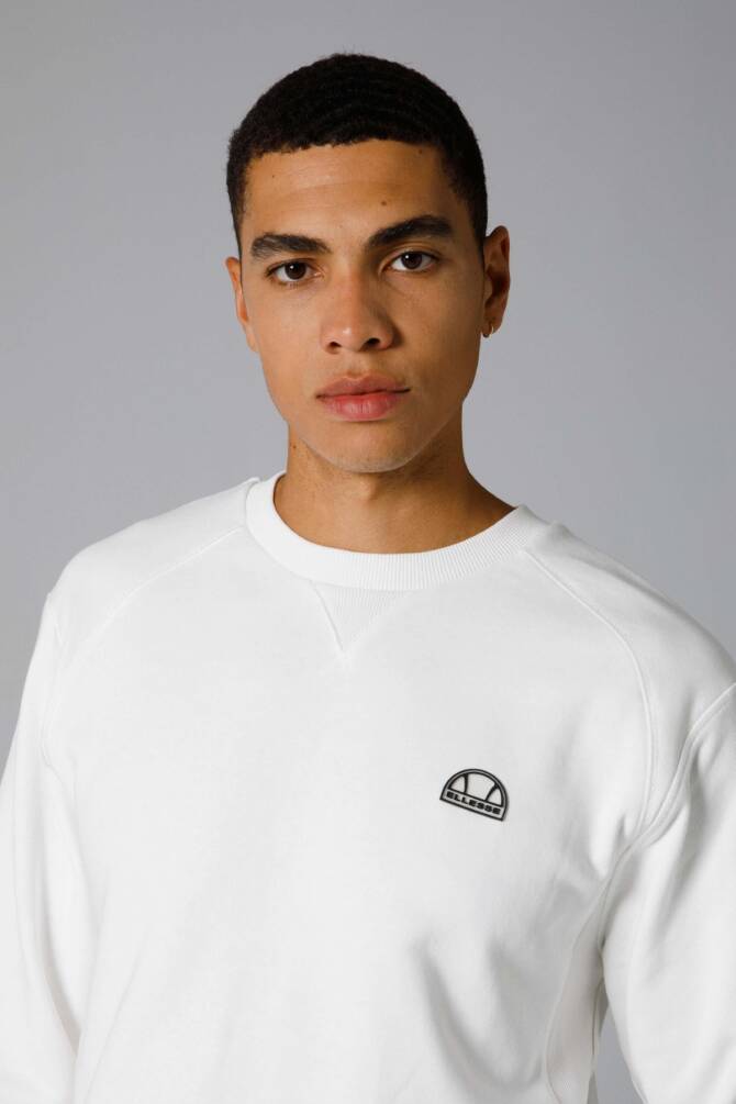 Ellesse Erkek Sweatshirt Beyaz - 2