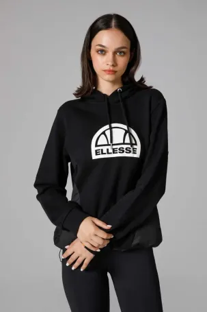 Ellesse Kadın Kapüşonlu Sweatshirt Siyah - 1