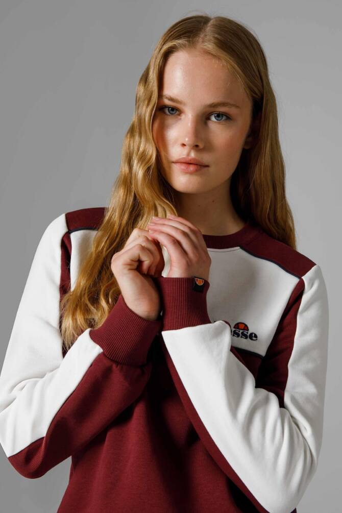 Ellesse Kadın Sweatshirt Bordo - 4