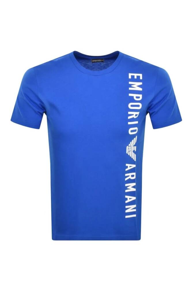 Emporio Armani Erkek Tişört Mavi - 1