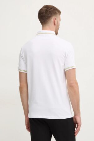 Karl Lagerfeld Erkek Polo Yaka T-Shirt Beyaz 745462551235 POLO - 4