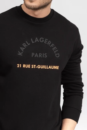 Karl Lagerfeld Erkek Sweatshirt Siyah - 2