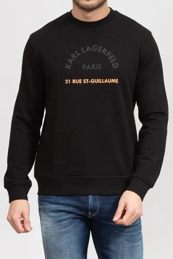 Karl Lagerfeld Erkek Sweatshirt Siyah - 1