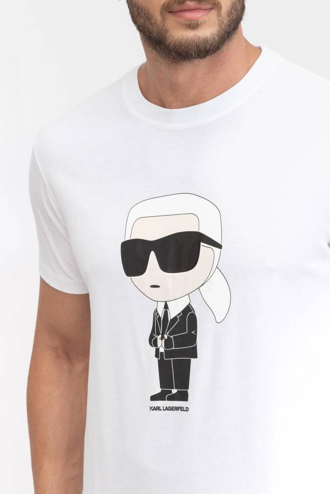 Karl Lagerfeld Erkek Tişört Beyaz - 2