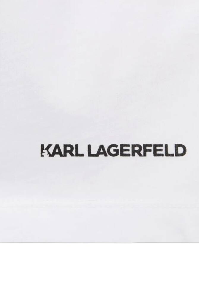 Karl Lagerfeld Erkek Tişört Beyaz - 3