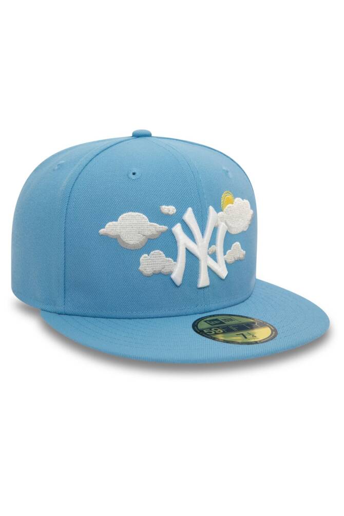 New Era Mlb Cloud 59Fifty Neyyan Sky 712 Şapka Mavi - 3