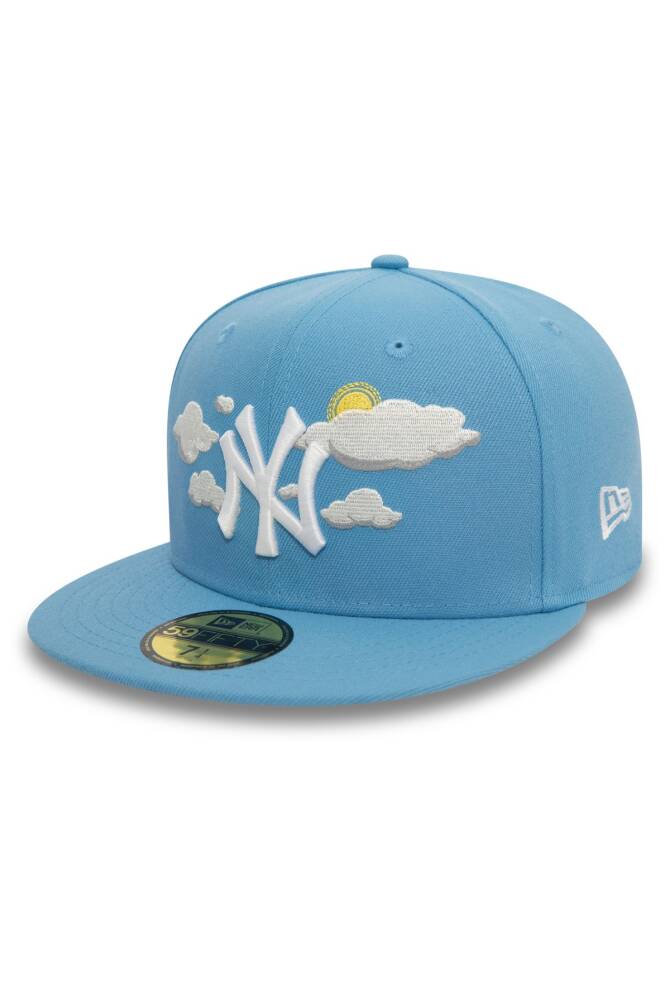 New Era Mlb Cloud 59Fifty Neyyan Sky 712 Şapka Mavi - 1