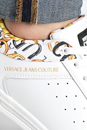 Versace Jeans Couture Erkek Ayakkabı Beyaz - 2