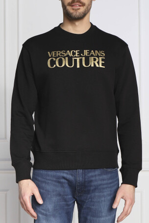 Versace Jeans Couture Erkek Sweatshirt Siyah/Altın - 1