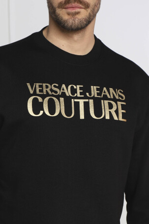 Versace Jeans Couture Erkek Sweatshirt Siyah/Altın - 2