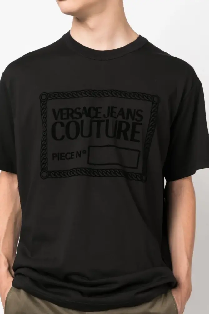 Versace Jeans Couture Erkek Tişört Siyah - 1